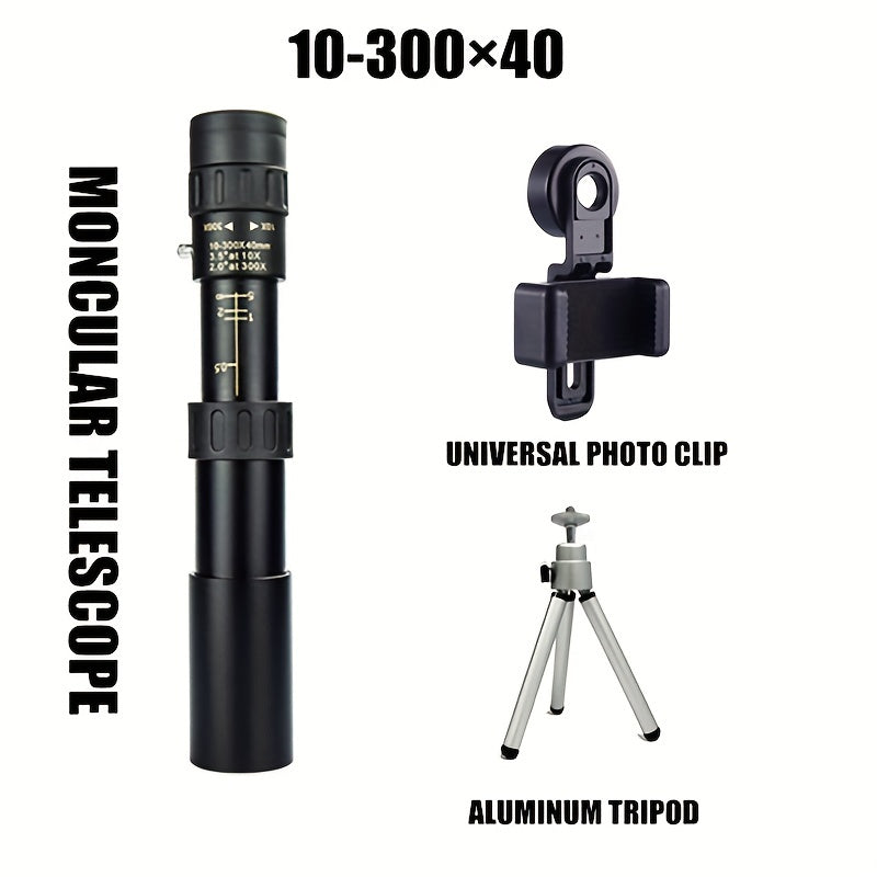High Definition Retractable Telescope for Travel Birding Watching