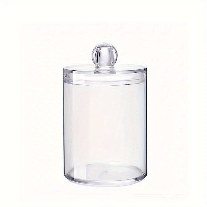 Clear Swab Holders With Lid & Dust proof Storage Jars