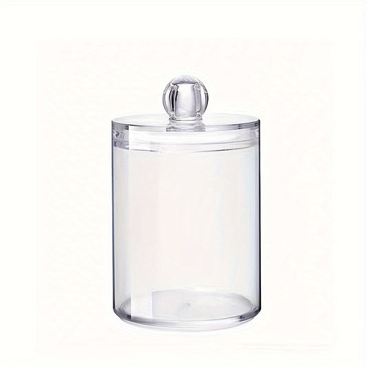Clear Swab Holders With Lid & Dust proof Storage Jars