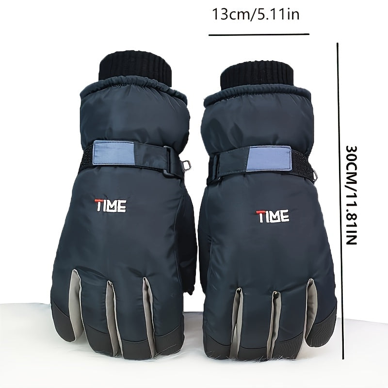 Unisex Cold Weather Ski Gloves for Mountaineering & Cycling