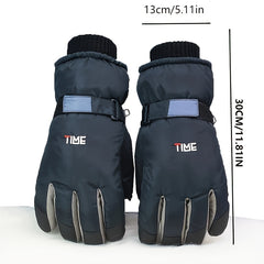 Unisex Cold Weather Ski Gloves for Mountaineering & Cycling