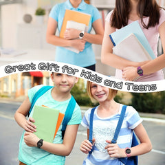 Girls Fashionable Multifunctional Sports Watch Set USB Charging Rechargeable