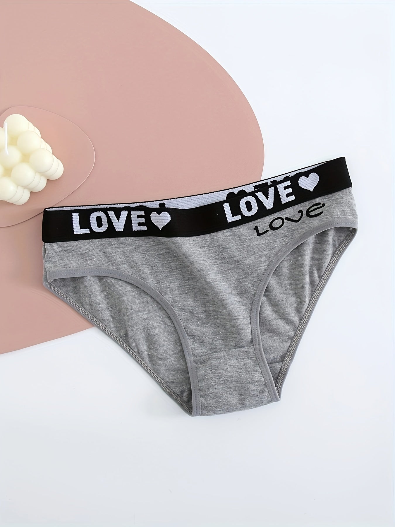 10pcs Letter Print Briefs Women's Lingerie & Underwear