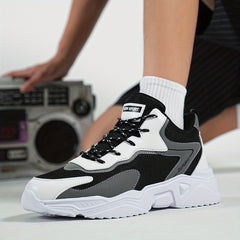 Men's Chunky Lace-Up Sneakers Dad Shoes