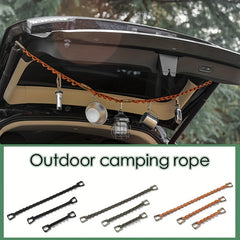 Multifunctional Camping Canopy Strap Hanging Rope Tent Tableware Hanging Rope