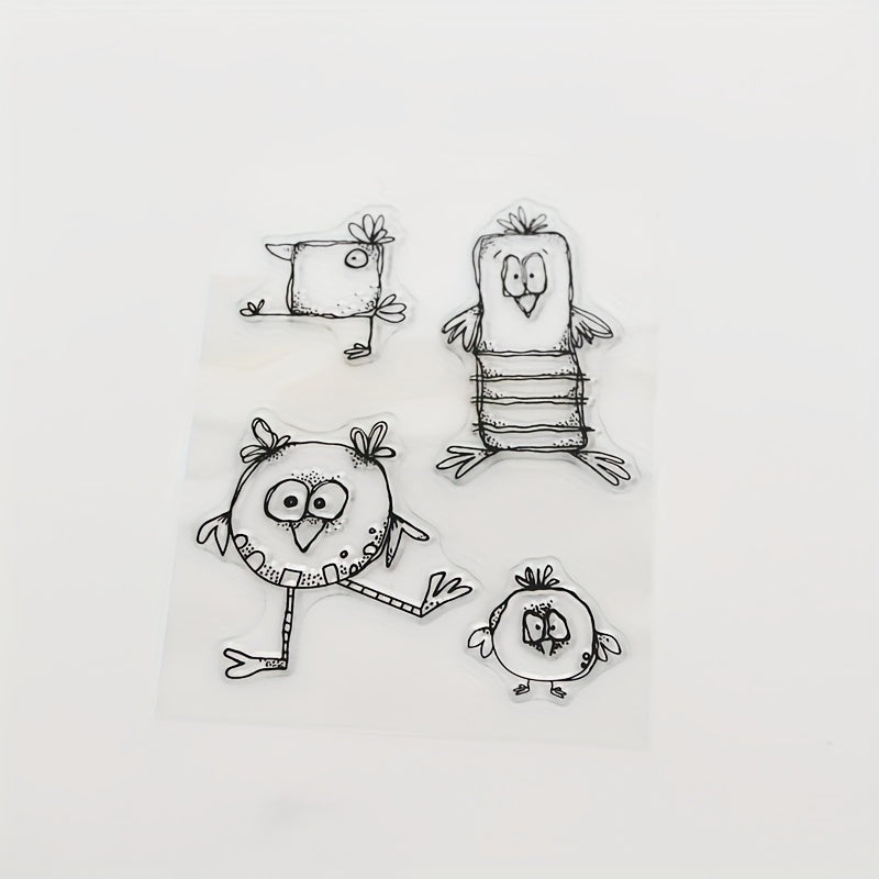 Bird DIY Scrapbook Silicone Transparent Stamp