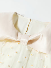 FORESTKIDS Girls Daisy Pattern Princess Dress for Summer