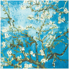 Vintage Oil Painting Print Square Scarf