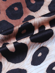Leopard Print Long Sleeve Dress