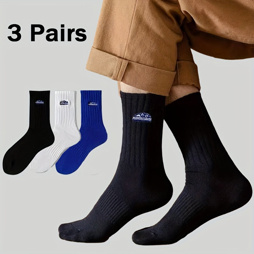 3 Pairs Breathable Sport Socks Quick Drying Anti-odor Men Women