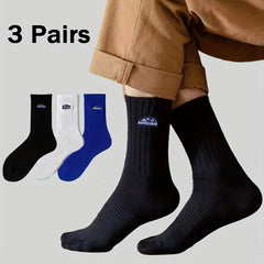 3 Pairs Breathable Sport Socks Quick Drying Anti-odor Men Women