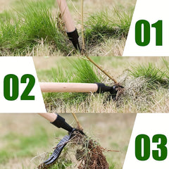 Adjustable Hand Weeder Tool for Garden Weed Removal