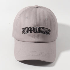 Candy Colors Baseball Cap Letter Embroidery Casual Sun Hat Adjustable Cotton Hat