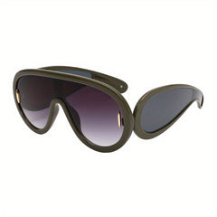Men's Large Frame Street Photography Sunglasses with Glasses Box