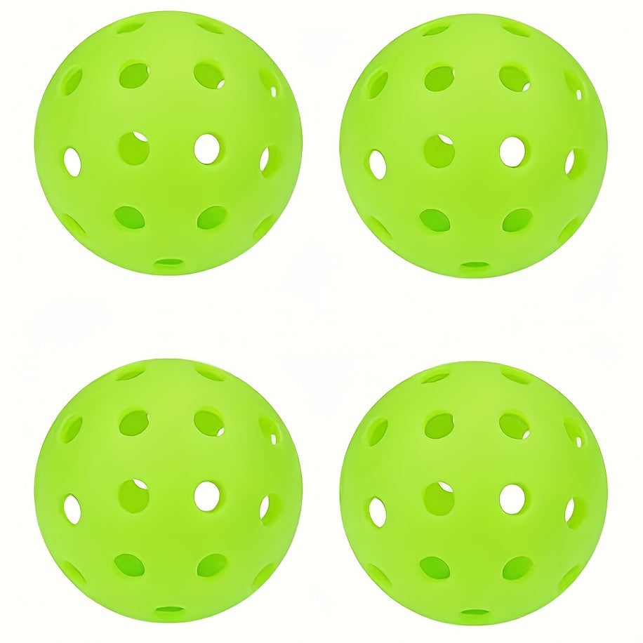 4pcs Pickleball 74mm With Holes Outdoor Practice Ball