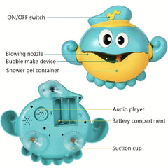 Bubble Octopus Bath Toys - Interactive Baby Play Toys