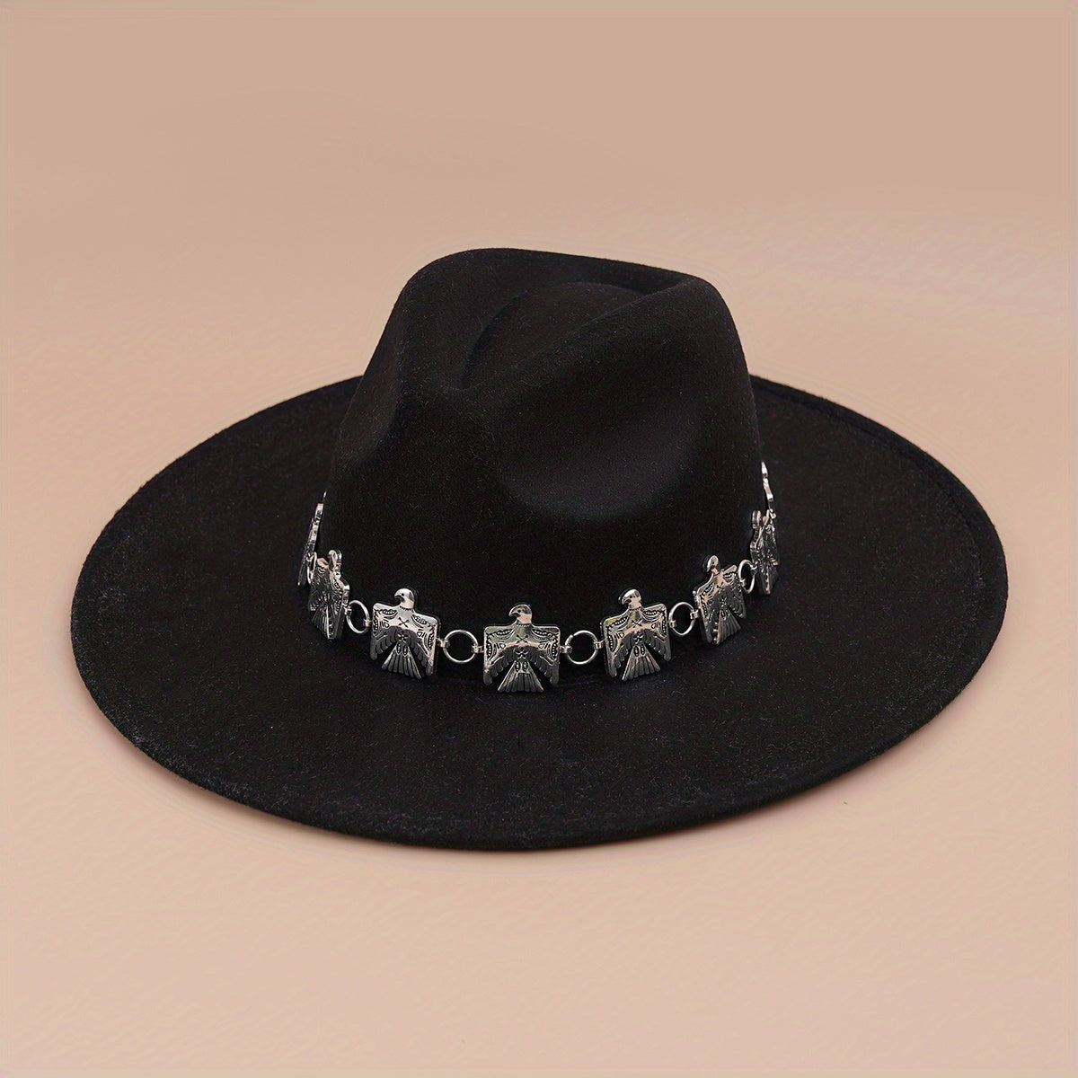 Boho Hatbands Cowboy Hat British Style Jazz Fedora Hats Men Women
