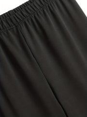 Solid Contrast Lace Leggings for Women