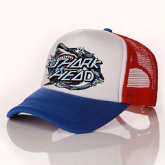 Summer Multicolor Hat Shark Print Men's Peaked Cap Street Sunshade Baseball Cap