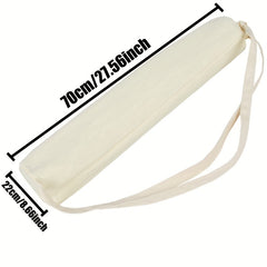Canvas Yoga Mat Bag With Pockets for Fitness and Yoga