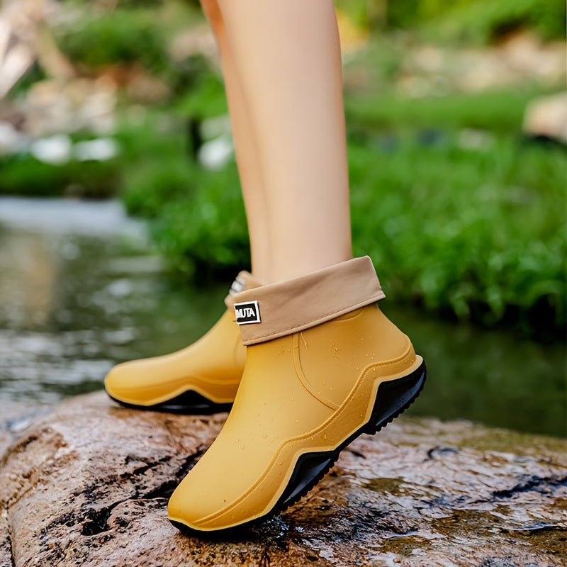 Women's Winter Short Boots Warm Rain Shoes