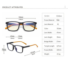 MAXJULI Kids Light Blocking Glasses 6605