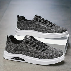 Men's Lace up Sneakers Casual Walking Shoes Comfortable