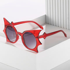 Y2K Bat Wings Sunglasses Jelly Decorative Glasses