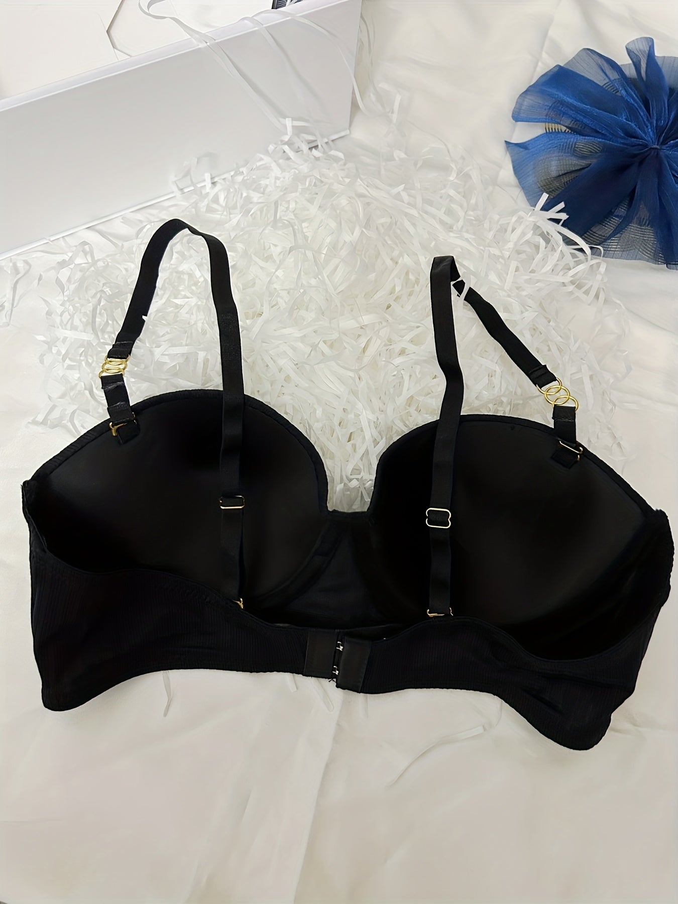 Solid T Shirt Bra Comfy & Breathable Push Up Bra Women's Lingerie