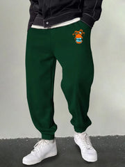 Men's Monkey Print Joggers Sweatpants Outdoor