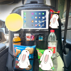 Car Seat Back Storage Bag Anti-kick Organizer
