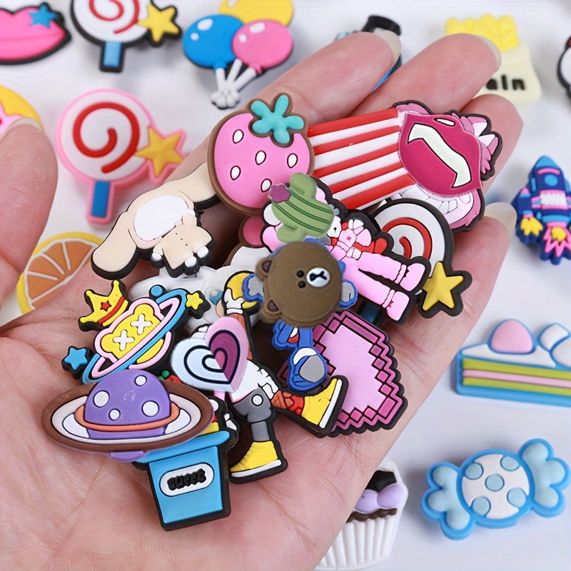 Random Cartoon Anime Shoe Charms For Crocs - Party Favors Shoe Decorations