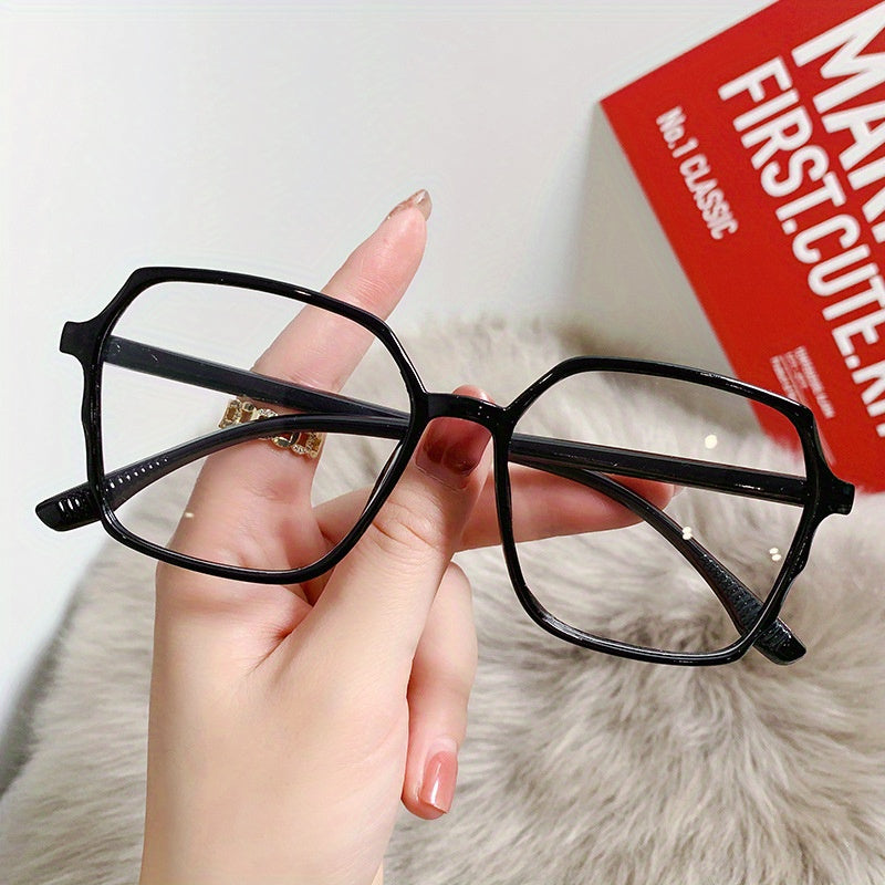 Jelly Square Clear Lens Light Blocking Glasses