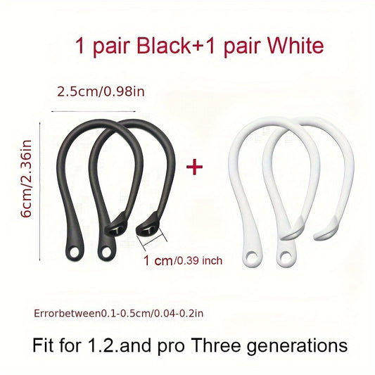 Silicone Ear Hooks for AirPods: Secure Fit, Enhanced Comfort