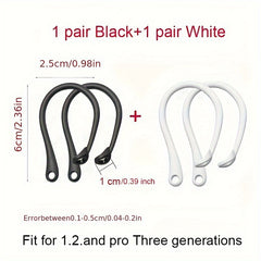 Silicone Ear Hooks for AirPods: Secure Fit, Enhanced Comfort