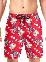 Flamingo Drawstring Swim Trunk Men's Board Shorts