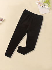 4pcs Girls' Stretchy Tights Pants Leggings Set For Kids