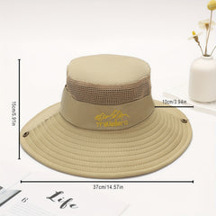 Mesh Breathable Sun Hat Outdoor Mountaineering Fisherman Hat