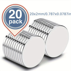 20pcs Neodymium Magnets Small Round Heavy Duty Refrigerator Magnets