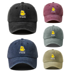 Yellow Duck Printed Baseball Cap Outdoor Sun Hat
