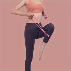 Yoga 8 Shaped Tension Belt Elastic Stretching Rope for Fitness