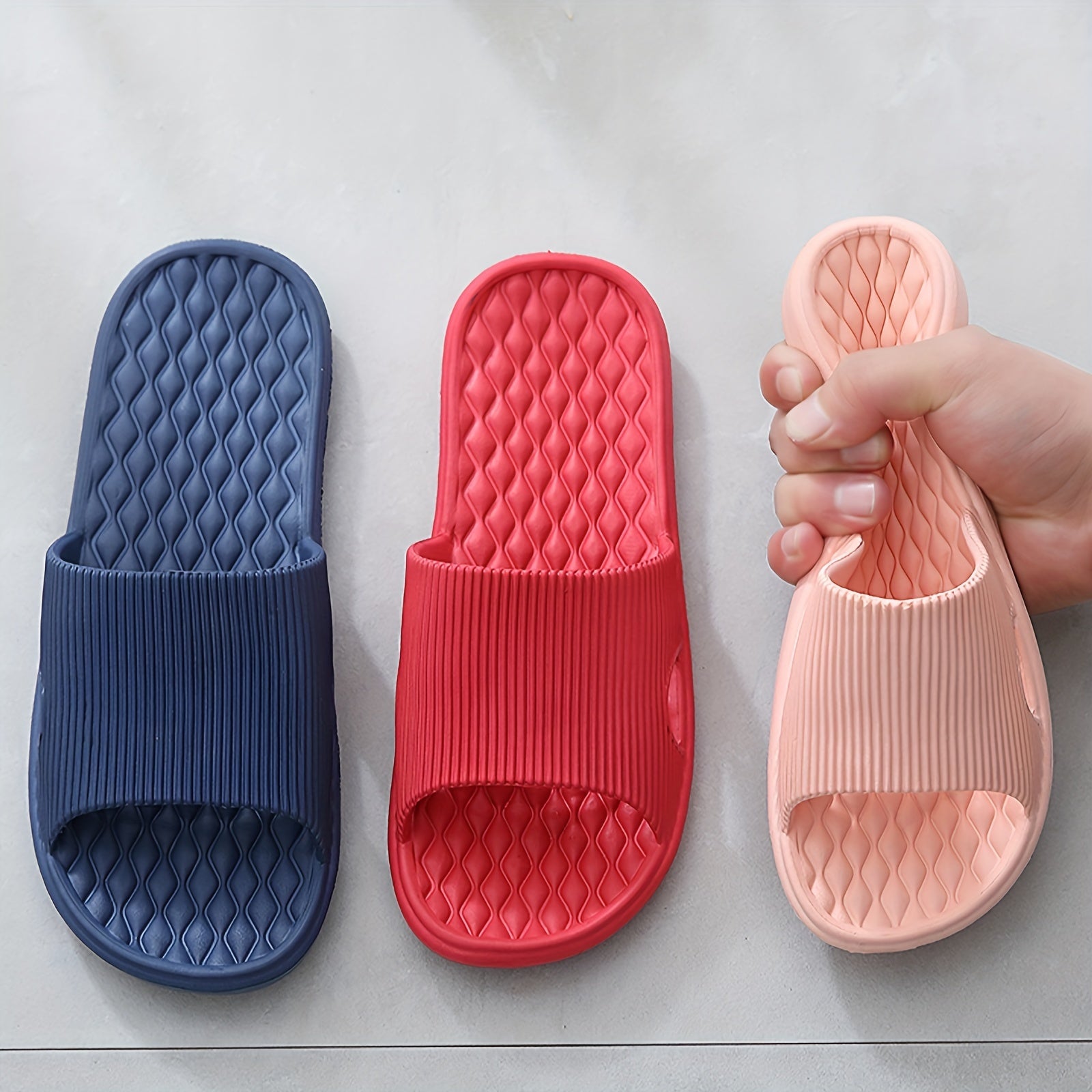 Men's Quick Drying Non Slip Slides for Summer