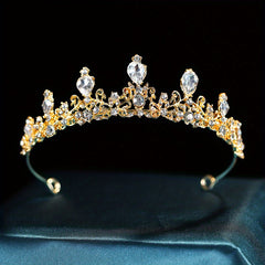 Bridal Crystal Headband Queen Princess Crown Head Jewelry Tiara