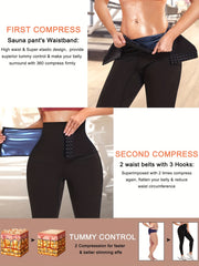 Women's Sauna Leggings for Weight Loss Hot Thermo Pants