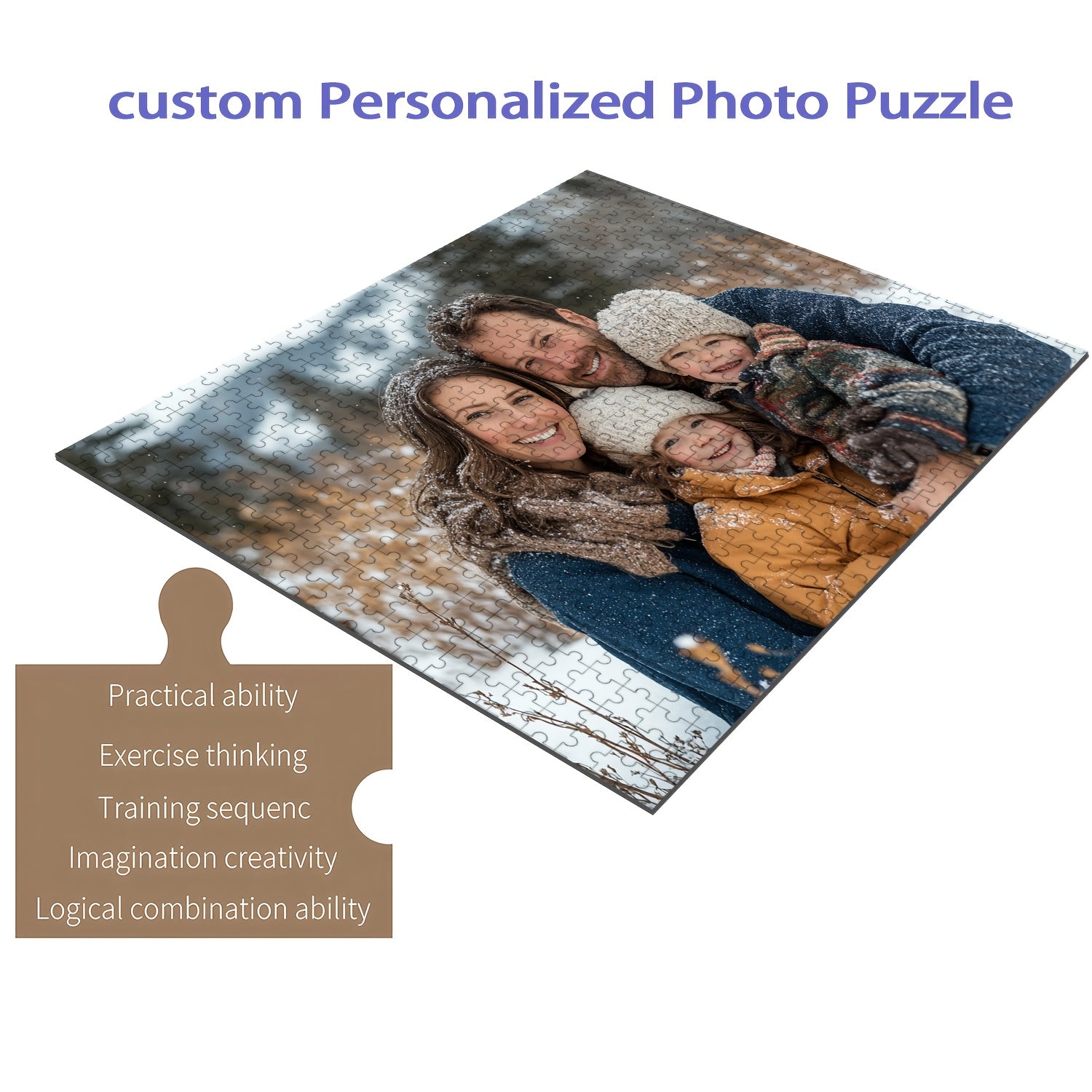Personalized Photo Jigsaw Puzzle for Adults - 500/1000pcs - Ideal Party Favors