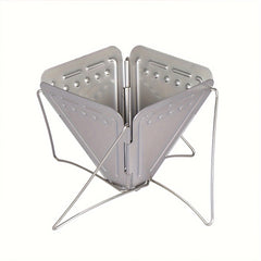 Foldable Stainless Steel Coffee Drip Rack for Camping