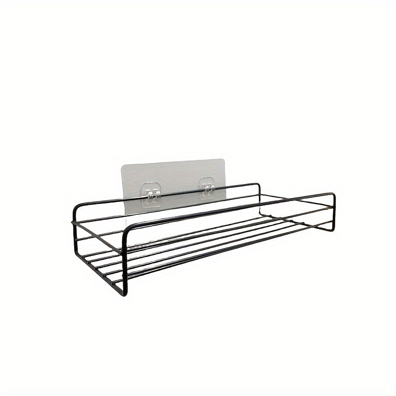 Adhesive Bathroom Wall Caddy Kitchen Storage Rack