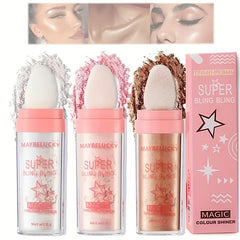 Sparkling Highlighter Powder Spray for Face and Body