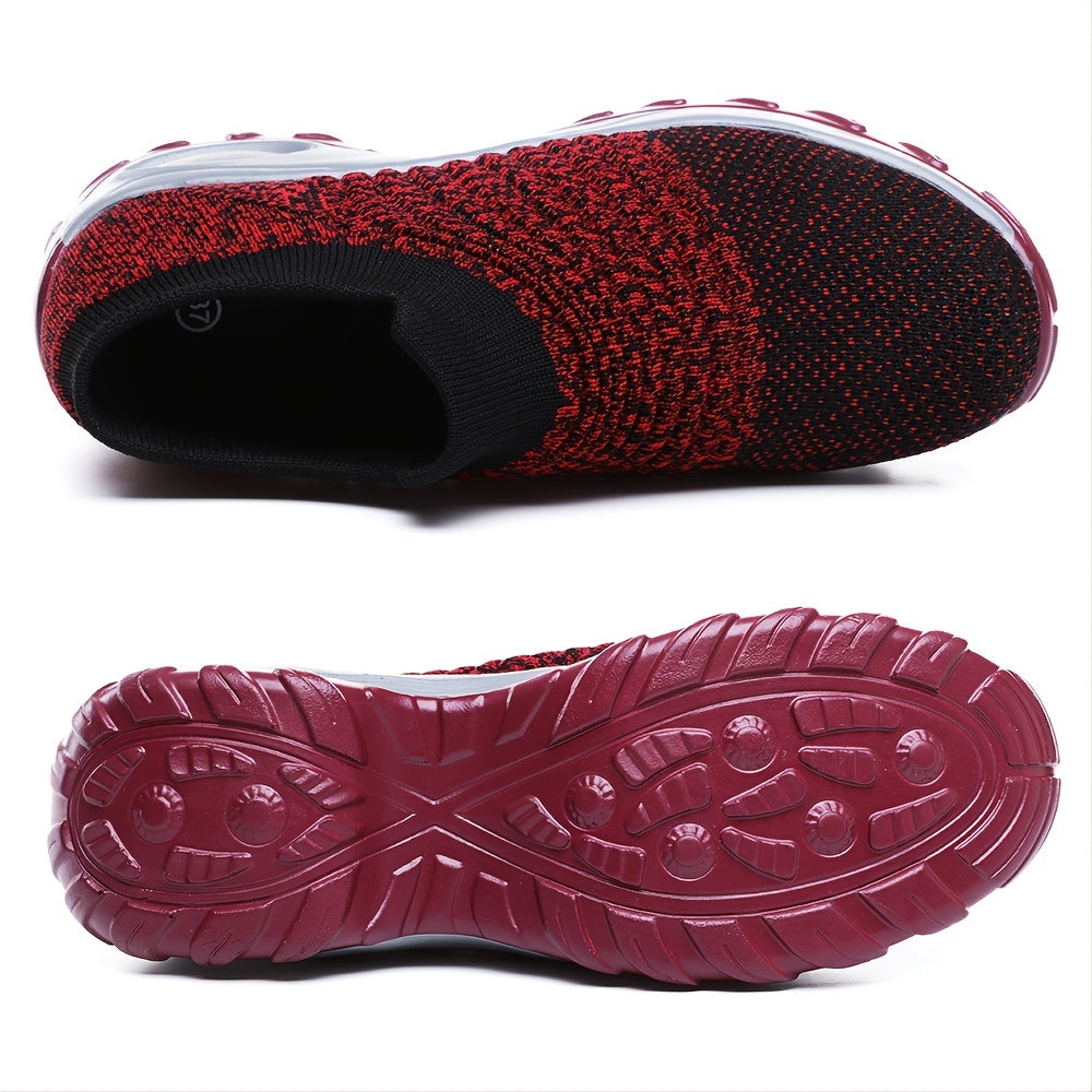 Women's Air Cushion Sole Sock Sneakers Lightweight Slip On Shoes