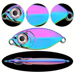 10pcs Slow Sinking Metal Jigs Bait Feather Hook Spoon Hard Lures Fishing 5-20g